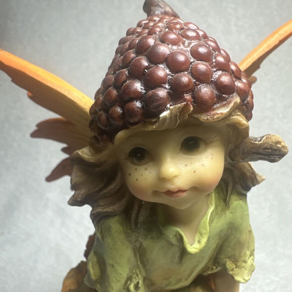 PUMPKIN PATCH SITTING FAIRY FIGURINE 6” & STANDING FAIRY FIGURINE 8” NEW IN BOX - Picture 9 of 15